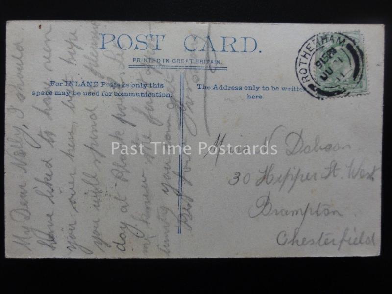 Yorkshire SHEFFIELD Victoria Memorial c1911 Old Postcard