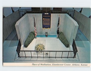 Postcard Place of Meditation, Eisenhower Center, Abilene, Kansas