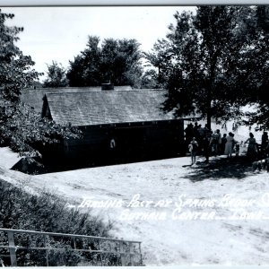 c1950s Guthrie Center IA RPPC Trading Spring Brook Park Real Photo Postcard A104