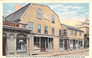 Roger Williams House or Witch House in Salem, MA Ye Oldest House in Salem.