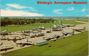 Strategic Aerospace Museum Bellevue NB Nebraska Airplanes c1974 Postcard D73