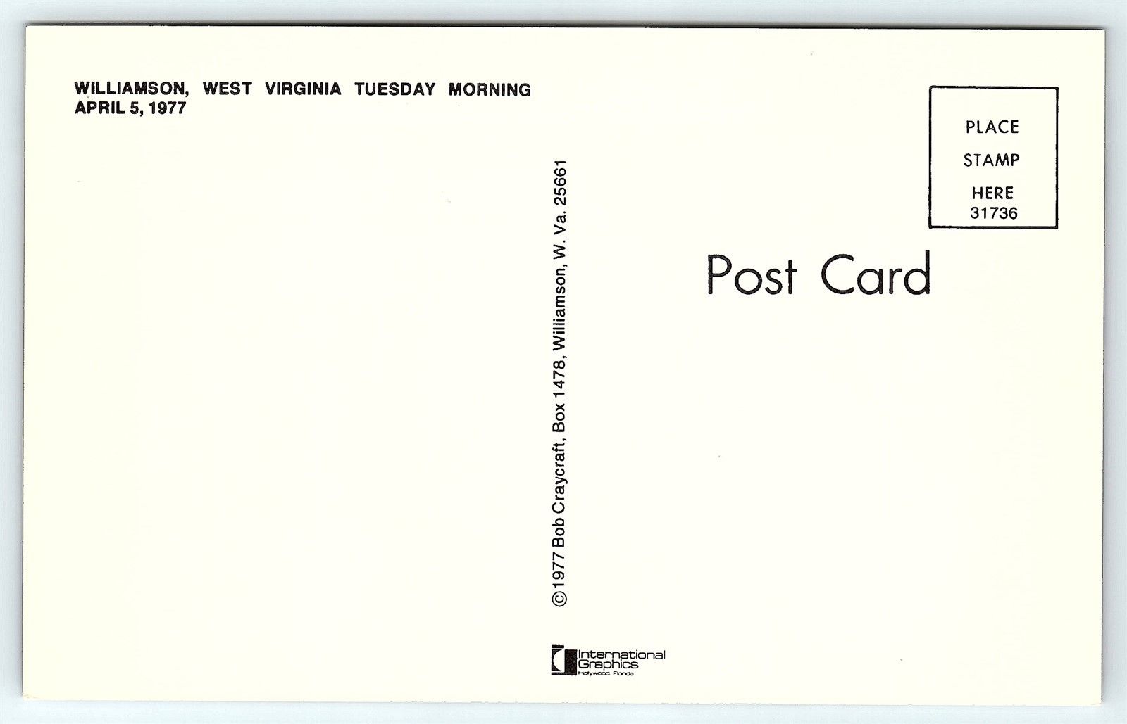Westfarms Post Card 1; circa 1974, An officially released p…
