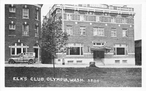 H56/ Olympia Washington Postcard c1920 Elk's Club Building