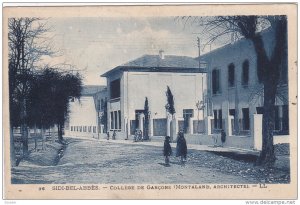 SIDI-BEL-ABBES.-College de Garcons , Algeria , PU-1918