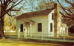 HOME OF JOHN DEERE Grand Detour, IL c1950s Chrome Vintage Postcard