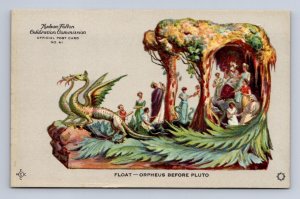 HUDSON-FULTON EXPOSITION NEW YORK FLOAT ORPHEUS PLUTO NO. 61 POSTCARD 1909