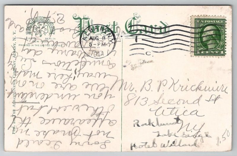 New York State Capitol Albany NY Postcard B44