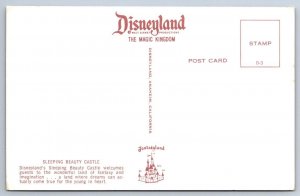 Sleeping Beauty Castle, Fantasyland, Disneyland, California, Vintage Postcard #2 