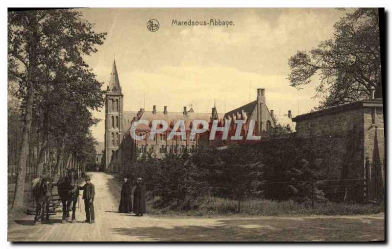 Old Postcard Maredsous Abbey Sale Driving