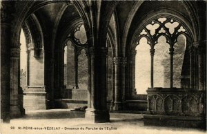 CPA Saint-Pere-sous-Vezelay - Dessous du Porche de l'Eglise FRANCE (961027)