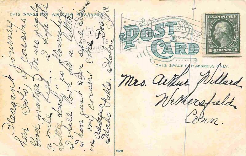 Case Steam Tractor Plow Farming 1910c postcard