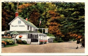 Pennsylvania Philadelphia Fairmount Park Valley Green Inn Wissahickon Drive 1930