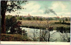 The Tippecanoe and Monticellow Too, Monticello IN Vintage Postcard V35