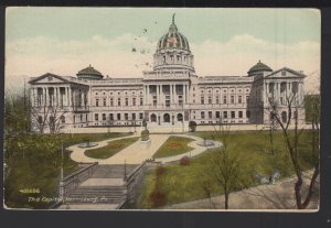 Pennsylvania HARRISBURG The State Capitol Total cost $13,000,000 pm1916 ~ DB