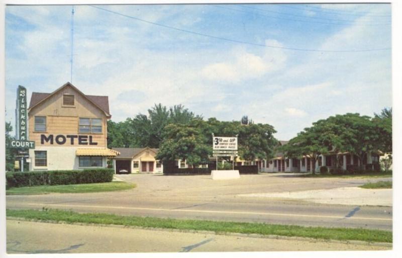 Fort Smith AR Blackburn Court Motel AAA Rated Courtesy Coffee Postcard