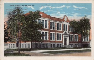 J81/ Selma Alabama Postcard c1930s High School Building  337