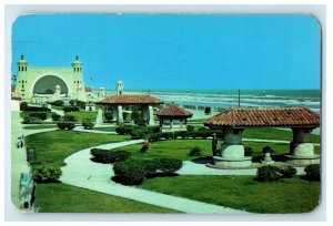 1952 A View Of Bandshell Daytona Beach Florida FL Posted Vintage Postcard 