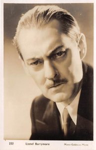 Lionel Barrymore Actor, Actress, Movie Star Unused 