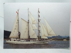 Frederyk Shopin Schooner Sailing Boat Poland 1992 Vintage Postcard