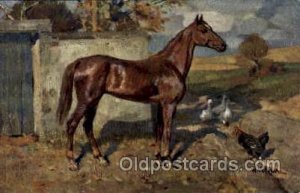 Artist W. Velten Horse Unused 