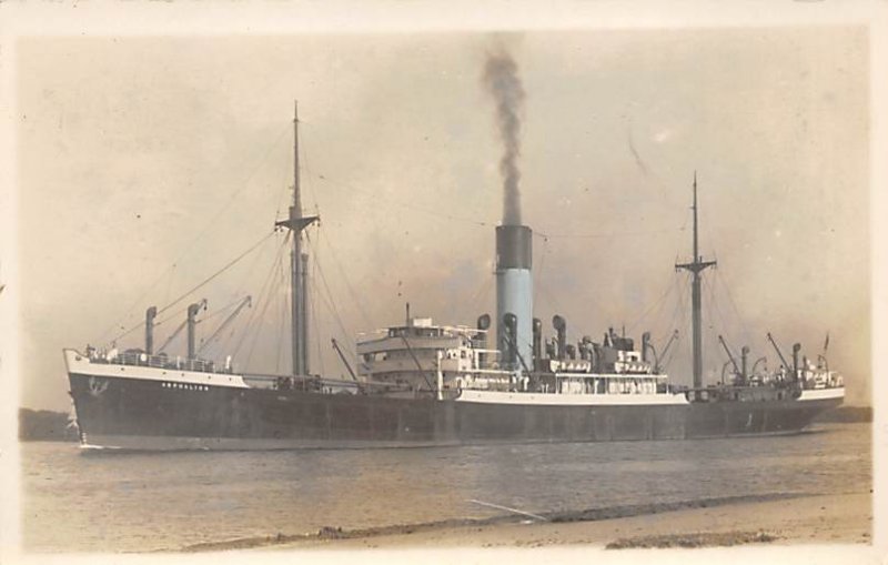Asphalion Blue Funnel Line Ship Unused 