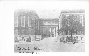 J34/ McAlester Oklahoma RPPC Postcard c50s Pittsburg County Court House 40