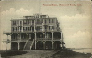 Monument Beach MA Norcross House 1915 Used Postcard