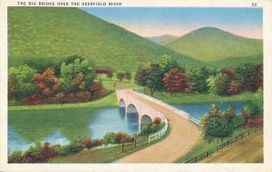 Big Bridge over Deerfield River on the Mohwak Trail Highway - Massachusetts - WB