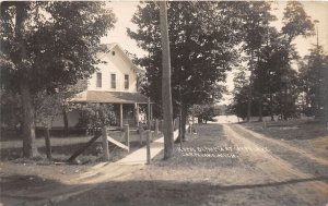 J59/ Carpe Lake Michigan RPPC Postcard c1910 Olympia Hotel Building 295