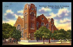 Florida ST. PETERSBURG First Avenue Methodist Church ~ Linen