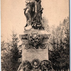 c1910s Mars-La-Tour, France 1870 Soldiers Monument Postcard A121