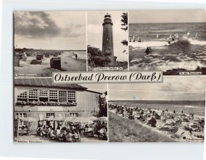 Postcard Lighthouse Darßer Place & other Landmarks at Born auf dem Darß Germany