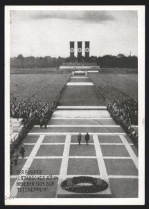 3rd Reich Germany 1933 Reichsparteitag Nuremberg Rally Willmy Card Hitler 111298