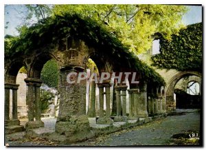 Postcard Moderne Saint Emilion former convent of the Cordeliers cloister ruins