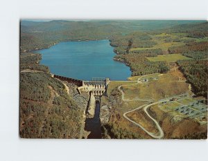 Postcard Aerial view of the New England Electric System's Comerford Station