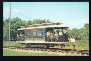 Kennebunkport, Maine/ME Postcard, Seashore Trolley Museum, City Of Manchester