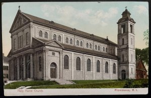Vintage Postcard 1901-1907 Holy Name Church (St. Mary's), Providence, R.I.