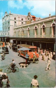 Postcard Barbados -Street Scene, Broad Street, Bridgetown