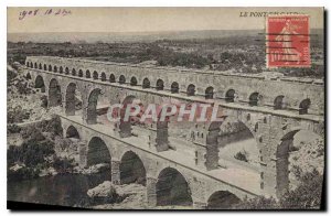 Postcard Old Nimes Pont du Gard