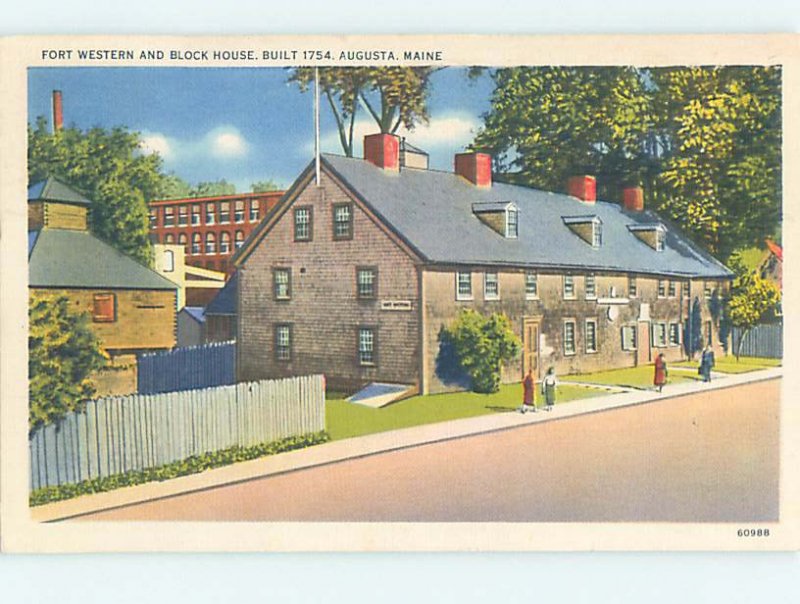 W-border MILITARY SCENE Augusta Maine ME AF8569