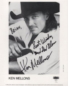 Ken Mellons Epic Records Country & Western 10x8 Hand Signed Photo