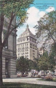 Illinois Peoria Alliance Life Building From Court House Square