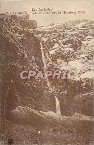 Old Postcard Gavarnie The Pyrenees La Grande Cascade (height 422 m)