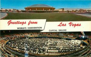 1950s International Convention Center Las Vegas Nevada Postcard 2178