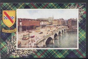 Scotland Postcard - Jamaica Bridge, Glasgow - Hunting Stewart Tartan  RS17394