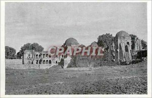 Postcard Modern Delhi hauz khaus Madarasa and tombs