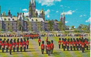 Canada Changing The Guard At Parliament Hill