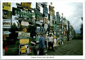 M-20455 Famous Watson Lake Sign Boards Watson Lake Yukon Alaska Highway