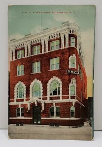 Elizabeth NJ YMCA Building Vintage Postcard B5