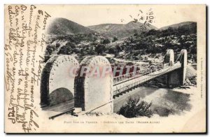 Postcard Old Bridge Verdon Gre'oulx les Bains